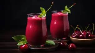VİŞNE MİLSHAKE